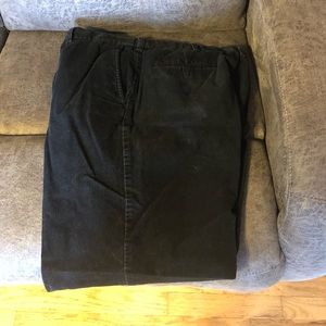 Men’s Haggar black corduroy pants, 38 x 30